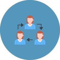 Team Work Icon Design Symbol vector
