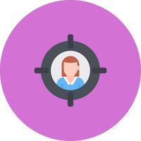 Target Icon Design Symbol vector