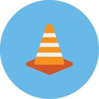 Traffic Cone Icon Design Symbol vector