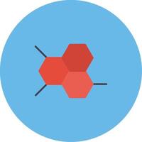 Molecular Icon Design Symbol vector