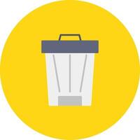 Trash Can Icon Design Symbol vector