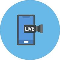 Streaming Icon Design Symbol vector