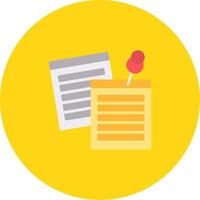 Sticky Notes Icon Design Symbol vector