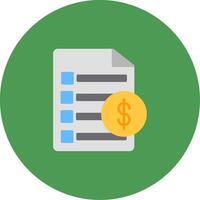 Invoice Icon Design Symbol vector