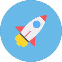 Rocket Launch Icon Design Symbol vector
