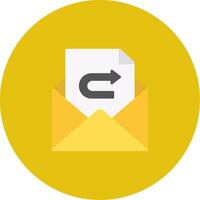 Reply Message Icon Design Symbol vector