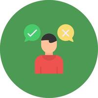Decision Marker Icon Design Symbol vector