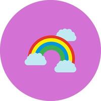 Rainbow Icon Design Symbol vector
