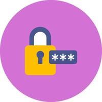 Password Icon Design Symbol vector