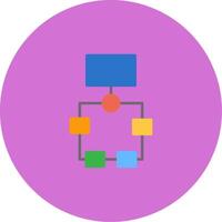 Flowchart Icon Design Symbol vector