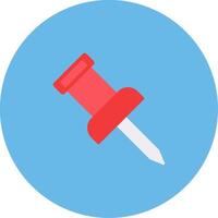 Push Pin Icon Design Symbol vector