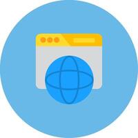 Online Presence Icon Design Symbol vector