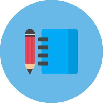 Notebook Icon Design Symbol vector