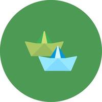 Paper Boat Icon Design Symbol vector