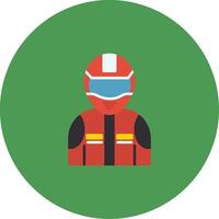 Racer Icon Design Symbol vector