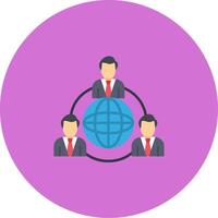 Outsourcing Icon Design Symbol vector
