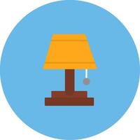 Table Lamp Icon Design Symbol vector