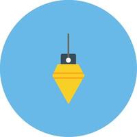 Plumb Bob Icon Design Symbol vector