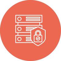 Database Icon Design Symbol vector