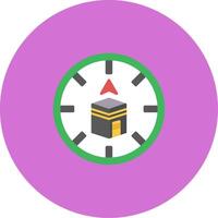 Qibla Icon Design Symbol vector
