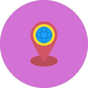 Geospatial Technology Icon Design Symbol vector