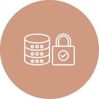 Database Icon Design Symbol vector