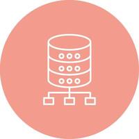 Database Icon Design Symbol vector