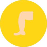 Leg Icon Design Symbol vector