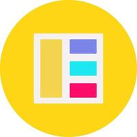 Grid Icon Design Symbol vector