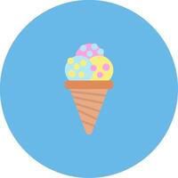 Ice Cream Cone Icon Design Symbol vector