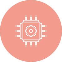 Cpu Icon Design Symbol vector