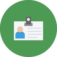 Identification Card Icon Design Symbol vector