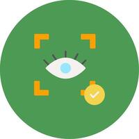 Eye Recognition Icon Design Symbol vector