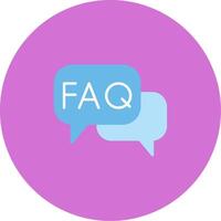 Faq Icon Design Symbol vector