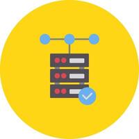 Database Icon Design Symbol vector