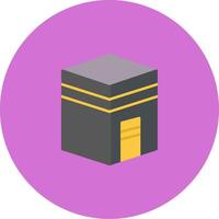 Kaaba Icon Design Symbol vector