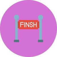 Finish Line Icon Design Symbol vector