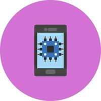 Cpu Icon Design Symbol vector