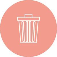 Dustbin Icon Design Symbol vector