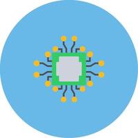 Cpu Icon Design Symbol vector