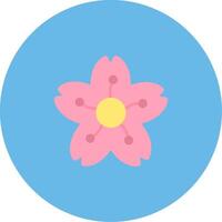 Cherry Blossom Icon Design Symbol vector