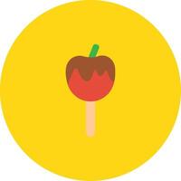 Caramelized Apple Icon Design Symbol vector