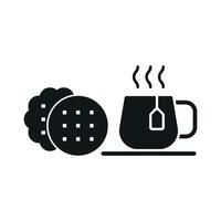 ea and biscuit set icon with striking visuals and mouthwatering details, great for marketing campaigns or social media vector