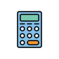 Calculator icon delivers a compact and efficient look, perfect for visualizing quick calculations, financial planning, or technology tools vector