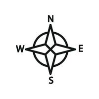 Compass icon delivers an elegant and detailed look, perfect for visualizing professional navigation equipment, adventure sports, or exploration vector