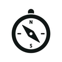 Compass icon embodies a vintage and authentic style, perfect for promoting navigation tools, nautical themes, or historical journeys vector