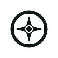 Compass icon delivers a modern and functional look, perfect for visualizing navigation apps, location-based services, or digital maps vector