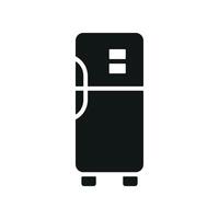 Refrigerator icon embodies a dynamic and approachable look, ideal for visualizing family kitchens, daily routines, or healthy eating habits. vector