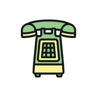 Telephone icon highlights a sleek and modern aesthetic, ideal for illustrating mobile technology, business communication, or connectivity vector