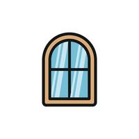 Windows icon delivers a polished and professional style, ideal for illustrating home designs, workspaces, or computer applications vector
